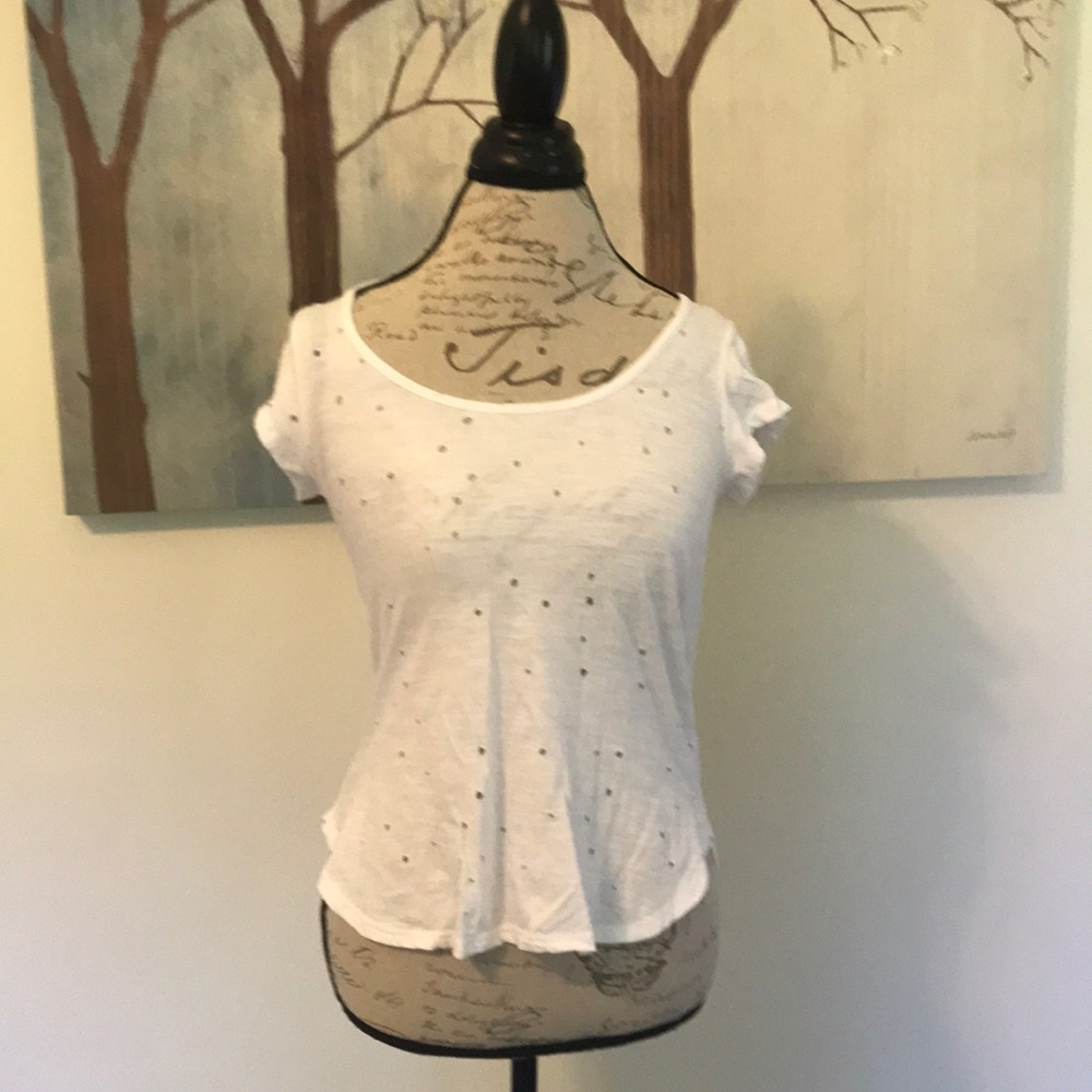 {Enough About Me...} NWOT Distressed Tee
